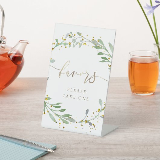 水彩リースペデスタル標識 台座サイン (インサイチュ)