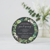 水彩リース観葉大開会式 招待状 (スタンド正面)