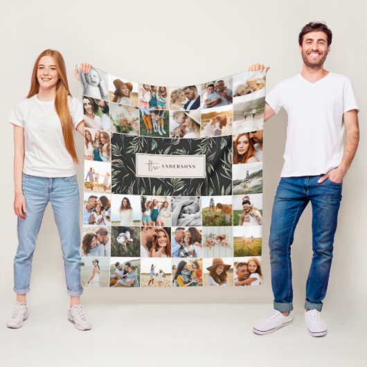 水彩リース38エレガント枚の写真ファモダンミリ フリースブランケット (インサイチュ)