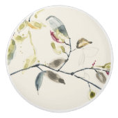 水彩リーフ分岐 セラミックノブ (正面)