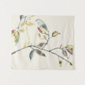 水彩リーフ分岐 タペストリー (正面(横))