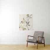 水彩リーフ分岐 タペストリー (インサイチュ)