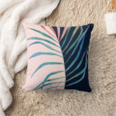 水彩リーフ、抽象芸術自然プリント。 クッション (ブランケット)