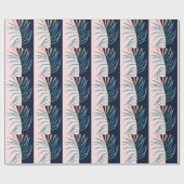 水彩リーフ、抽象芸術自然プリント。 ラッピングペーパー (フラット)