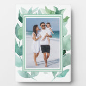 水彩リーフTabletopフォトイーゼル フォトプラーク (正面)