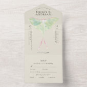 水彩ルナモス結婚ズ オールインワン招待状 (内側)