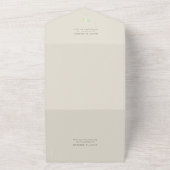 水彩ルナモス結婚ズ オールインワン招待状 (外側)