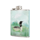 水彩ルーンウィルダネスバードアート自然 フラスク (左)