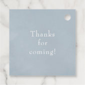 水彩レイクサイド結婚モノグラムクレスト フェイバータグ (裏面)