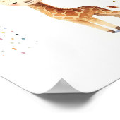 水彩レインボーキレーフドリームビッグ ポスター (角)