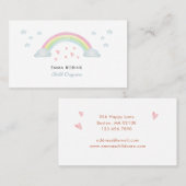 水彩レインボーチャイルドデイケア 名刺 (正面/裏面)