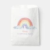 水彩レインボーバースデーパーティーフェイスバッグ フェイバーバッグ (正面)