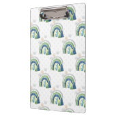 水彩レインボーパターン クリップボード (左)