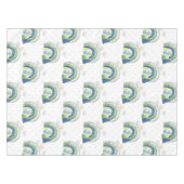 水彩レインボーパターン テーブルクロス (正面(横))