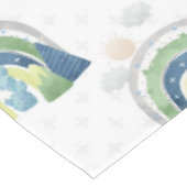 水彩レインボーパターン テーブルクロス (アングル)