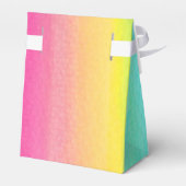 水彩レインボーパーソナライズオフィードボックス フェイバーボックス (裏面サイド)