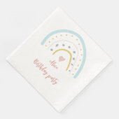 水彩レインボーピンクブルーバースデーパーティー (コーナー)