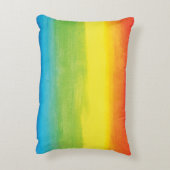 水彩レインボープライドブライト鮮やかと アクセントクッション (裏面(縦))