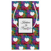 水彩レインボーマンダラハート スモールペーパーバッグ (裏面)