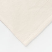 水彩レインボーモノグラムパーソナライズされた フリースブランケット (角)