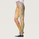 水彩レギンス春スタイル レギンス (左)