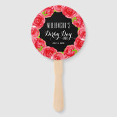 水彩レッドローゼダービーデイ ハンドファン (裏面)