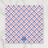 水彩レッド&ブループレイドロブスター フェイバータグ (裏面)