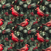 水彩レッド（鳥）ショウジョウコウカンチョウ消音トーン毛布 フリースブランケット