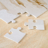 水彩レトロカンパーバンサーフボード ジグソーパズル (側面)