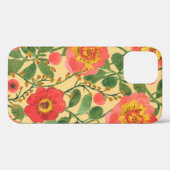 水彩レトロ絵画フローラシームレスパターン Case-Mate iPhoneケース (裏面 (横))