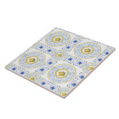 水彩レモイタリアンンパターンタイル タイル (側面)