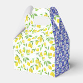 水彩レモンのポジターノ アマルフィ タイル ブライダル ショー フェイバーボックス (裏面サイド)