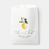 水彩レモンの緑 フェイバーバッグ (正面)