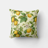 水彩レモンアンドレ離れンツ装飾用クッション クッション (正面)