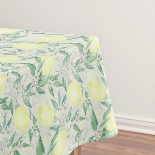 水彩レモンカンキツテーブルクロス テーブルクロス (インサイチュ)