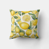 水彩レモンガーデン クッション (裏面)