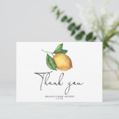 水彩レモンサンキューカード サンキューカード (スタンド正面)