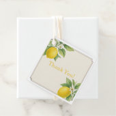 水彩レモンサンキューユユーメッセージカード フェイバータグ (インサイチュ)