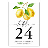 水彩レモンシトラス テーブルナンバー (裏面)