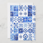 水彩レモンシトラス ファースト バースデー 招待状 (裏面)