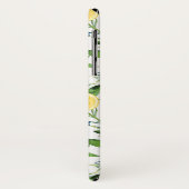 水彩レモンスライスと葉のパターン Case-Mate iPhoneケース (裏面/左)