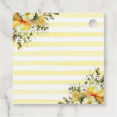 水彩レモンティーパーティーベビーシャワー フェイバータグ (裏面)