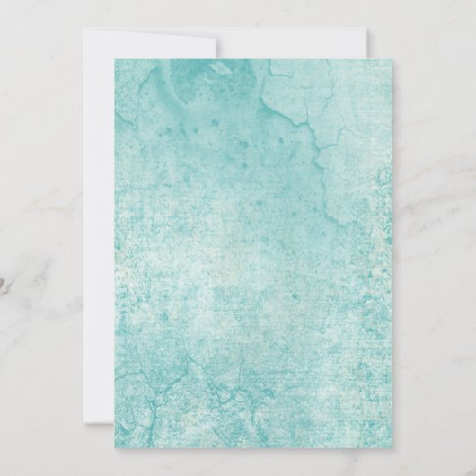 水彩レモンテーマのブライダルシャワー 招待状 (裏面)