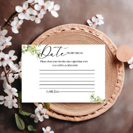 水彩レモンデート夜アイディアアドバイスカード アドバイスカード