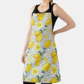 水彩レモンパターン エプロン (インサイチュ)