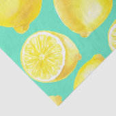 水彩レモンパターン 薄葉紙 (詳細)