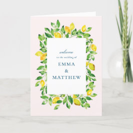 水彩レモンフォールド地中海のド プログラム