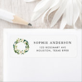 水彩レモンフラムスリースサマー結婚ズラ ラベル (インサイチュ)