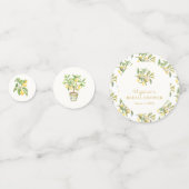 水彩レモンフローラ紙吹雪 コンフェッティ (正面)