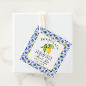 水彩レモンブルータイルリモンチェロ感謝してい フェイバータグ (インサイチュ)